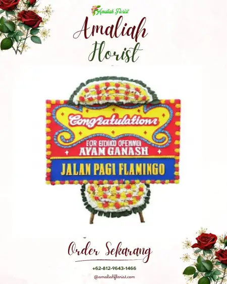 Sewa Papan Bunga Degan